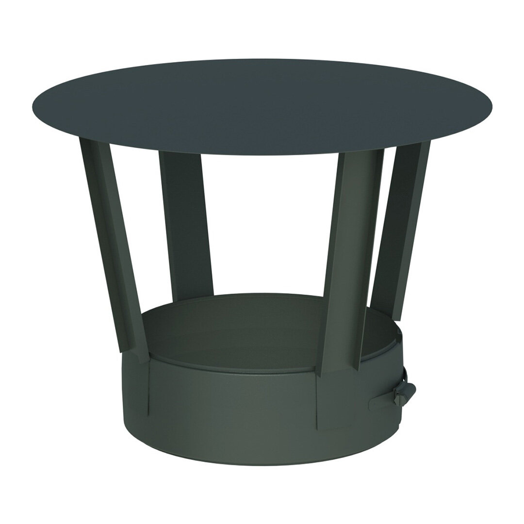 DW-Grey Ø 130 mm Regenhaube