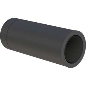 DW-Black &Oslash; 130 mm DW-Black L&auml;ngenelement - mit integriertem Wandfutter f&uuml;r FERRO