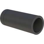 DW-Black Ø 130 mm DW-Black Längenelement - mit integriertem Wandfutter für FERRO