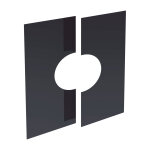 DW-Grey Ø 150 mm Deckenblende 1-65° zweiteilig