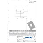 DW-Grey Ø 150 mm Deckenblende 1-65° zweiteilig