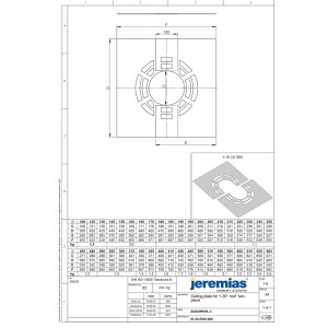 DW-Grey Ø 150 mm Deckenblende 0°-30°...
