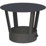 DW-Black Ø 130 mm Regenhaube