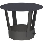 DW-Black Ø 150 mm Regenhaube