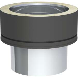 DW-Black &Oslash; 130 mm &Uuml;bergang EW glatt - DW-Black