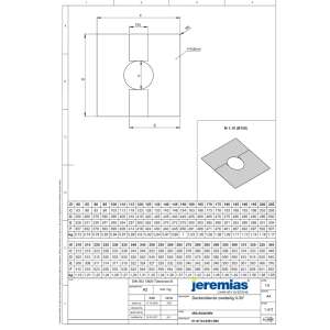 DW-Black &Oslash; 130 mm Deckenblende 0&deg;-30&deg; zweiteilig