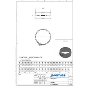 DW-Black &Oslash; 200 mm Klemmband