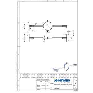 DW-Black &Oslash; 130 mm Sparrenhalterung