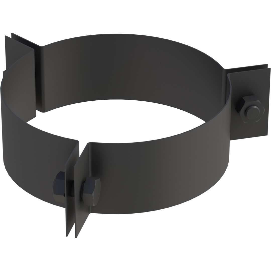 DW-Black Ø 130 mm 3-Punkt-Abspannschelle