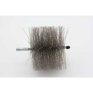 Rohrb&uuml;rste - &Oslash; 150 mm - Edelstahl gewellt - 0,45 mm