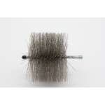 Rohrbürste - Ø 150 mm - Edelstahl gewellt - 0,45 mm