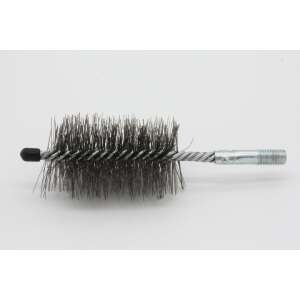 Rohrb&uuml;rste quadratisch - M12 - 40 x 60 mm - Stahl glatt - 0,40 mm