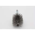 Rohrbürste quadratisch - M12 - 40 x 60 mm - Stahl glatt - 0,40 mm