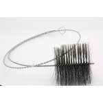 Kaminbürste - 2000 x 150 x 160 mm - Stahl glatt - 0,30 mm