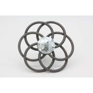 Federb&uuml;rste - verstellbar - Stahl - 120-220 mm