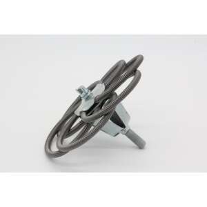 Federb&uuml;rste - verstellbar - Stahl - 120-220 mm