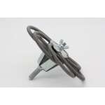 Federbürste - verstellbar - Stahl - 120-220 mm