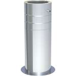 DW-FU Ø 80 mm Teleskopstütze 250-690 mm mit Teleskopkopf mit Kondensatablauf seitlich und 1/2“ Nippel