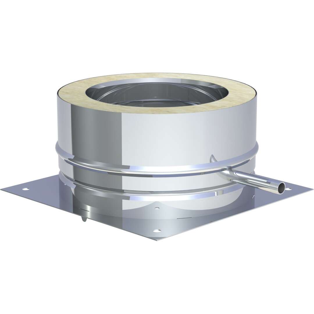 DW-FU Ø 80 mm Grundplatte für Sockelmontage...