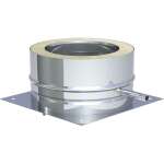 DW-FU Ø 80 mm Grundplatte für Sockelmontage mit Kondensatablauf seitlich und 1/2“ Nippel