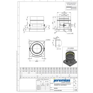 DW-FU Ø 115 mm Grundplatte mit herausnehmbarem...
