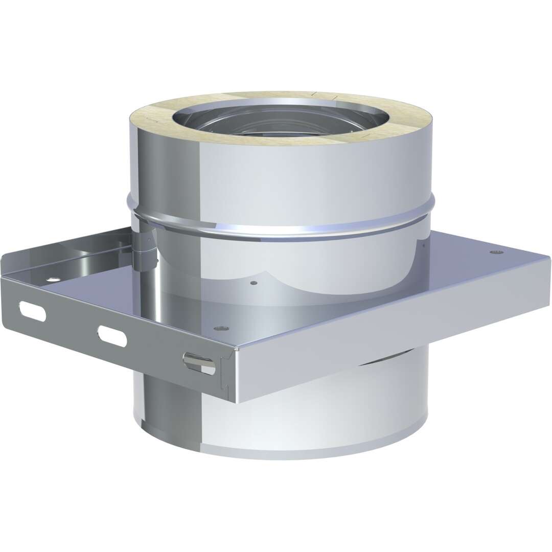 DW-FU Ø 80 mm Grundplatte für Zwischenstütze