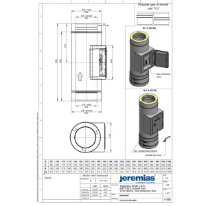 DW-FU Ø 100 mm Revisionselement mit...