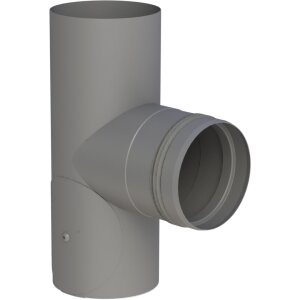 Pelletofenrohr T-Stück 90° - Ø 100 mm -...