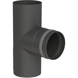 Pelletofenrohr T-Stück 90° - Ø 100 mm -...