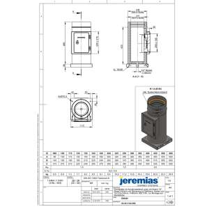 DW-FU &Oslash; 160 mm Revisionselement mit integrierter Grundplatte und Kondensatablauf