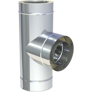 DW-FU Ø 200 mm T-Anschluss 87° mit Wassernase