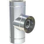 DW-FU Ø 80 mm T-Anschluss 90° mit Wassernase