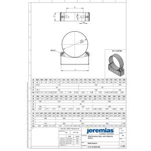 DW-FU &Oslash; 80 mm Wandhalter 50 mm