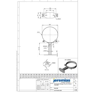 DW-FU Ø 100 mm Wandhalter Design Plus verstellbar...