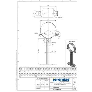 DW-FU Ø 200 mm Wandhalter Design Plus verstellbar...