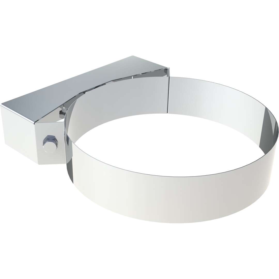 DW-FU Ø 80 mm Kopfteil für Wandhalter inklusive Bänder