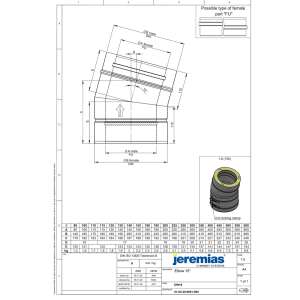 DW-FU &Oslash; 80 mm Winkel 15&deg;