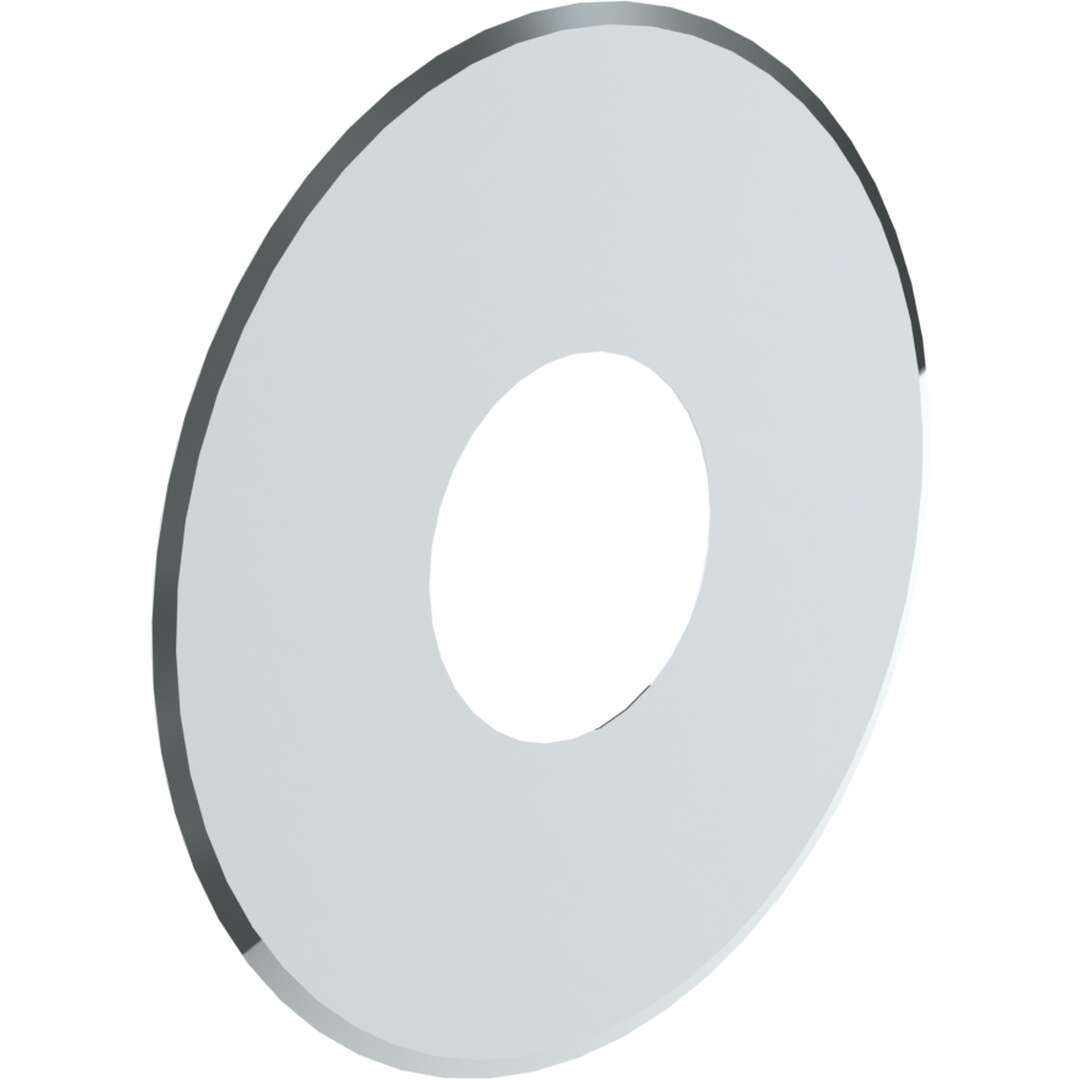 Pelletofenrohr Wandrosette geschlossen Ø 80 mm - Edelstahl