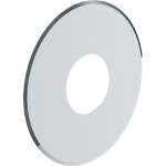 Pelletofenrohr Wandrosette geschlossen Ø 80 mm - Edelstahl