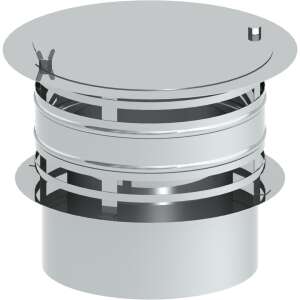 DW-FU &Oslash; 80 mm Hollandhaube mit drehbarer Reinigungsscheibe