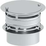 DW-FU Ø 80 mm Hollandhaube mit drehbarer Reinigungsscheibe