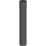 Pelletofenrohr Ø 80 mm Schiebeelement 80-420 mm - schwarz