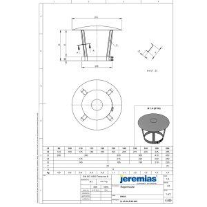 DW-FU Ø 115 mm Regenhaube