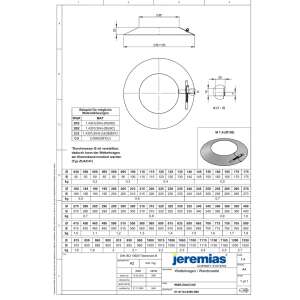 DW-FU &Oslash; 160 mm Wetterkragen/Wandrosette