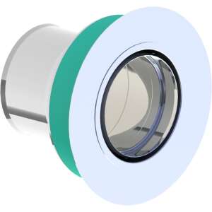 Pelletofenrohr Anschlussstutzen mit Wandfutter &Oslash; 80 mm - &Oslash; 100 mm