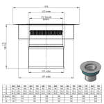 Pelletofenrohr Anschlussstutzen mit Wandfutter Ø 80 mm - Ø 100 mm