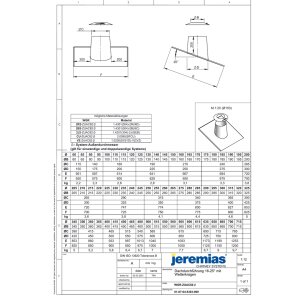 DW-FU Ø 80 mm Dachdurchführung 16-25° mit...