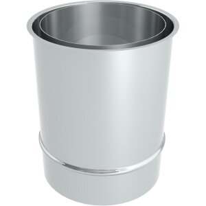 Ø 120 mm Ofenrohr Doppelwandfutter lang
