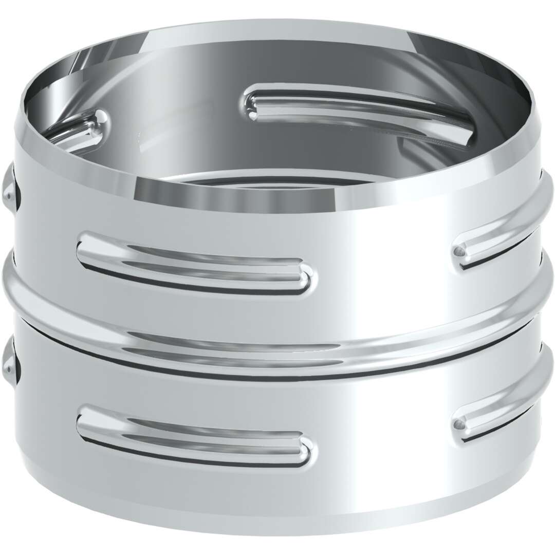 Ø 120 mm Ofenrohr Steckverbinder Stahl