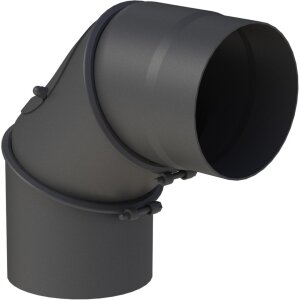 Ø 120 mm Ofenrohr Bogen drehbar 0-90° - mit...